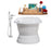 Cast Iron Tub, Faucet and Tray Set 66" RH5080CH-100