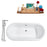 Cast Iron Tub, Faucet and Tray Set 66" RH5080CH-120