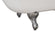 Cast Iron Tub, Faucet and Tray Set 66" RH5100CH-CH-100
