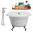 Cast Iron Tub, Faucet and Tray Set 66" RH5100CH-GLD-120