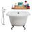 Cast Iron Tub, Faucet and Tray Set 48" RH5101CH-CH-100