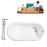 Cast Iron Tub, Faucet and Tray Set 60" RH5120WH-GLD-120