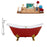 Cast Iron Tub, Faucet and Tray Set 72" RH5160GLD-GLD-100