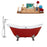 Cast Iron Tub, Faucet and Tray Set 61" RH5161CH-CH-100