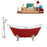 Cast Iron Tub, Faucet and Tray Set 61" RH5161WH-CH-100