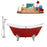 Cast Iron Tub, Faucet and Tray Set 61" RH5161WH-GLD-100