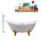 Cast Iron Tub, Faucet and Tray Set 72" RH5162GLD-CH-140