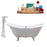 Cast Iron Tub, Faucet and Tray Set 72" RH5162WH-CH-120