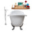 Cast Iron Tub, Faucet and Tray Set 61" RH5163CH-CH-140