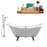 Cast Iron Tub, Faucet and Tray Set 61" RH5163CH-GLD-100