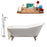 Cast Iron Tub, Faucet and Tray Set 61" RH5221CH-GLD-100