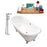 Cast Iron Tub, Faucet and Tray Set 71" RH5240CH-CH-120