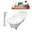 Cast Iron Tub, Faucet and Tray Set 71" RH5240CH-GLD-120