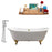 Cast Iron Tub, Faucet and Tray Set 71" RH5240GLD-GLD-120
