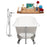 Cast Iron Tub, Faucet and Tray Set 66" RH5281CH-CH-100