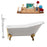 Cast Iron Tub, Faucet and Tray Set 66" RH5281GLD-GLD-140