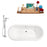 Cast Iron Tub, Faucet and Tray Set 67" RH5400-100