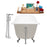 Cast Iron Tub, Faucet and Tray Set 67" RH5420CH-CH-120