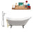 Cast Iron Tub, Faucet and Tray Set 67" RH5420CH-GLD-100