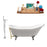 Cast Iron Tub, Faucet and Tray Set 67" RH5420CH-GLD-140