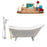 Cast Iron Tub, Faucet and Tray Set 67" RH5420WH-GLD-100