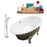 Cast Iron Tub, Faucet and Tray Set 65" RH5440CH-CH-100