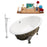Cast Iron Tub, Faucet and Tray Set 65" RH5440CH-CH-140