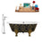 Cast Iron Tub, Faucet and Tray Set 65" RH5440GLD-CH-100