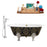 Cast Iron Tub, Faucet and Tray Set 65" RH5440WH-GLD-100